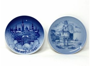 B&G Copenhagen Porcelain Plates: The Towers Of Copenhagen, 1976 Viking Danish American Heritage Plate