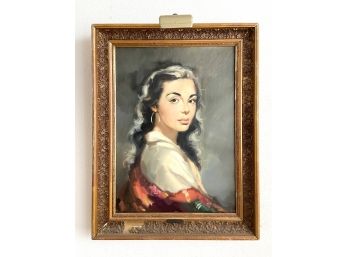 Vintage Portrait Painting - Zarda
