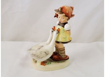 Lovely Vintage Hummel 'Goose Girl' TMK6, #47/0 Figurine
