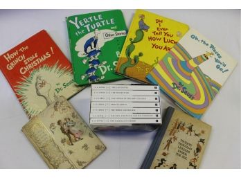 Group Of Children's Books Including Dr. Seuss, Charles Dickens, Chronicles Of Narnia, Etc.
