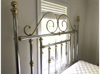 RARE FIND! Authentic Joao Isabel NY Brass Bed