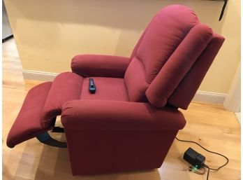 Comfortable Red Lay Z Boy Power Recliner
