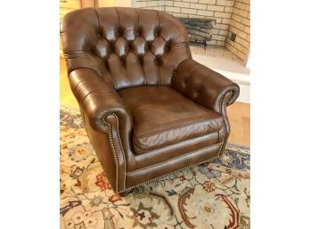 Handcock And Moore Fine Quality Leather Armchair