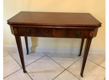 Vintage Mahogany Console Extension Table
