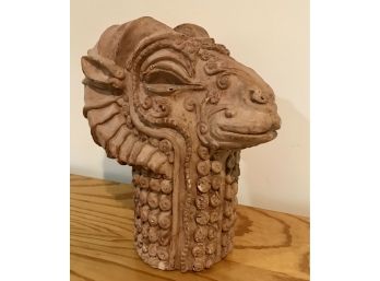 Unique Ram Head Sculpture