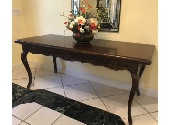 Stunning Italian Carved Wood Entry Way Table