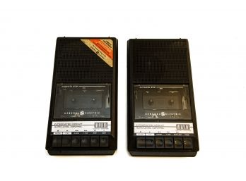 General Electric Vintage Tape Recorders - Pair