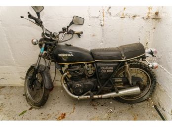 Vintage Honda Custom CB 360 Motorcycle - AS IS - See Description