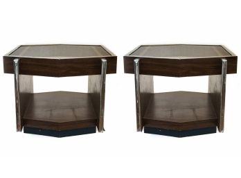 Pair Of Mid Century Side/ End Tables