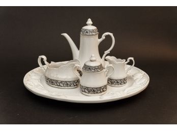 J & G Meakin Sterling Colonial English Ironstone Tea Set W Ceramic Vegetable Platter