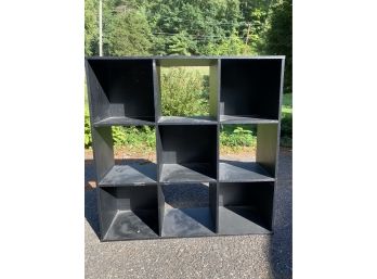 Black Cubby Shelving