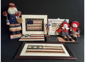 Patriotic Primitive Americana Home Decor-Jim Shore & Warren Kimble And More