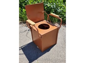 Vintage Portable Potty Seat Commode - No Bowl