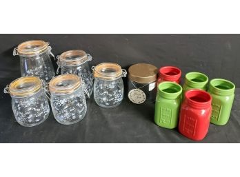 Canisters & Ceramic Mason Style Jars