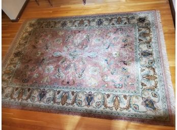 Vintage Sphinx By Oriental Weavers Patina Fringed Wool Pile Area Rug - Made In Egypt