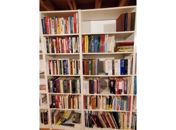 Books - Large Shelf Lot - Non Fiction, Self Help, Home Improvement, Legal, Dictionary's And More