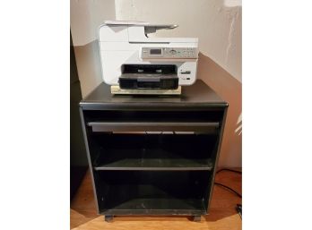 Dell All In One Photo Printer Model 968 & Black Printer Storage Stand