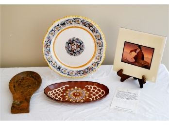 Ceramic & Pottery Assortment - MOMA Plate, ARTiles & More