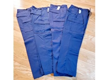 Four New Pairs Of US Coast Guard Auxiliary Trousers Operational Dress Uniform Pants - Size XS