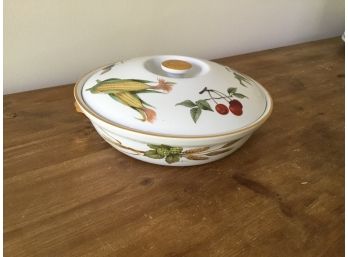 Royal Worchester Evesham  Casserole.