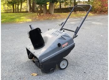 A Craftsman Electric Start Snowblower