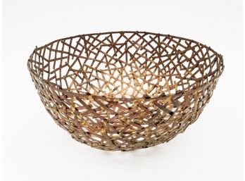 A Designer Metal Basket