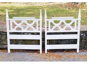 A Pair Of Vintage Dixie Furniture Twin Headboards