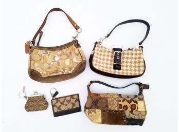 Assorted Coach Bags And Wallets