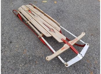 A Vintage Flexible Flyer Sled