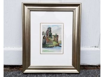 A Framed Watercolor Print
