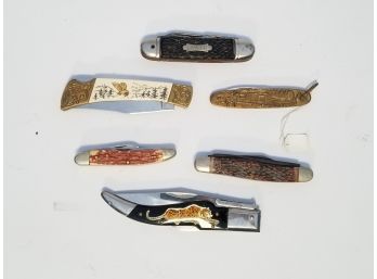 An Assortment Of Vintage Knives