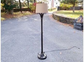 A Metal Standing Lamp