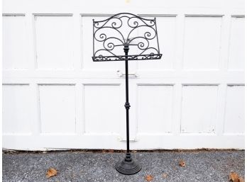 A Wrought Iron Music Stand