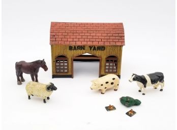 Antique Cast Iron Barnyard Toys