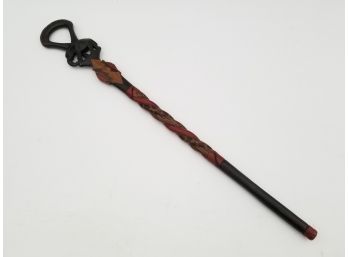 A Hand Carved African Walking Stick