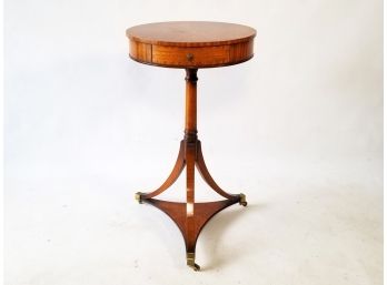 A 19th Century Inlaid Wood Side Table