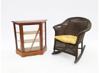 A Vintage Diminutive Furniture Pairing