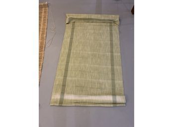 Four Green Window Shades