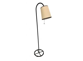 Single Loight Floor Lamp With A Nice Paper Shade