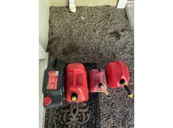 Gas Cans And Waste Oil Container