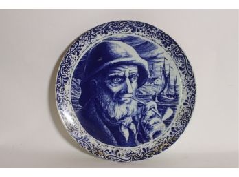 Delft Plate With Seaman