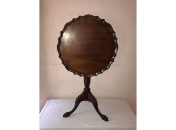 Chippendale Style Mahogany Pie Crust Stand