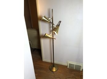 Vintage Mid Century Modern 1960's (3) Light Floor Lamp