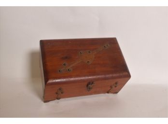 Copper Bound 'Cupid's Chest' Cedar Box C 1960s