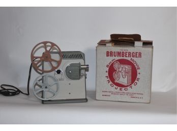 Vintage 1950's – 60's Brumberger 8mm Projector Model 1503