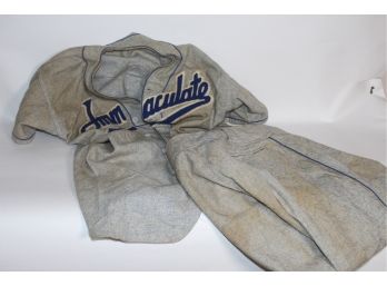 Vintage Immaculate Conception Newburyport Baseball Uniform