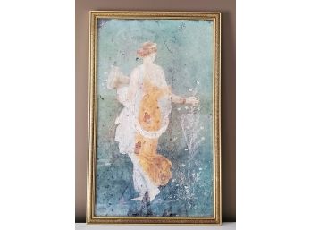 Pretty Gold Framed Goddess Print