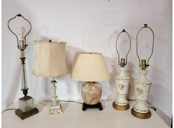 Vintage Table Lamp Assortment