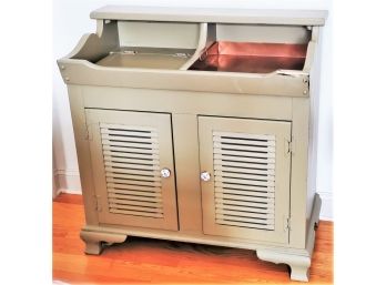 Intage Ethan Allen Reproduction Dry Sink