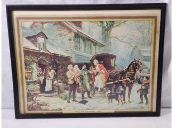 Home For Christmas -Print From The Original  1784 Painting By J.L.G. Ferris